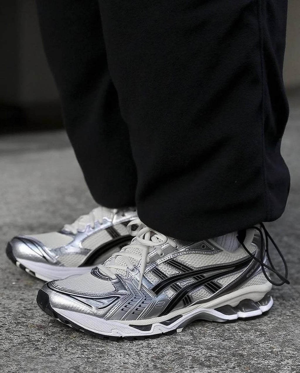 Asics Gel-Kayano "Cream Black Metallic"