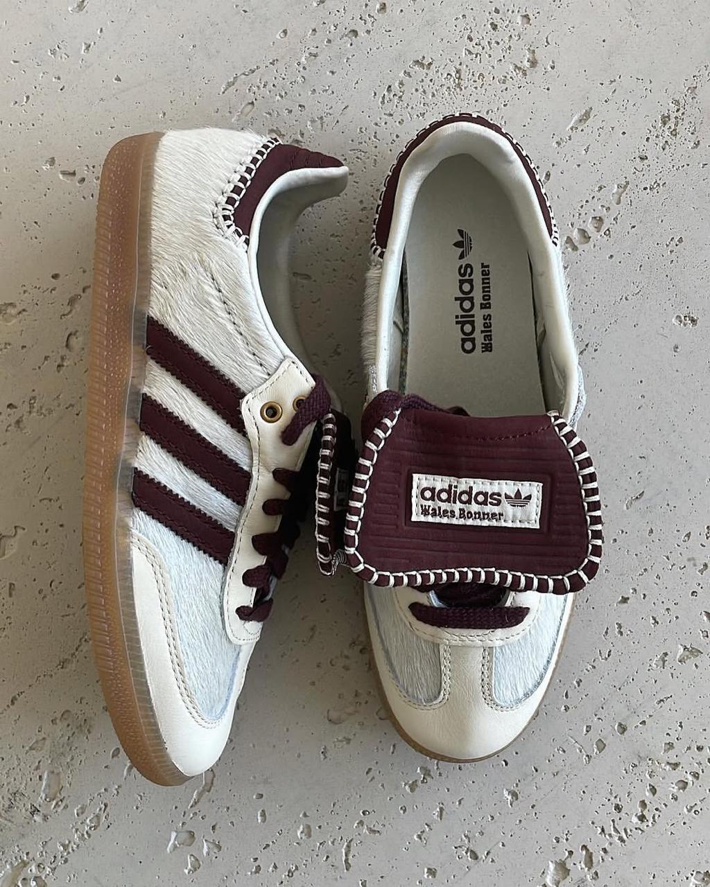 Adidas Samba Wales Bonner Beige Red