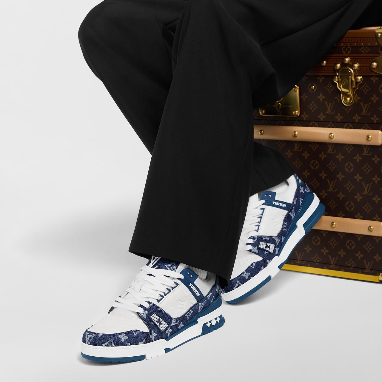 Louis Vuitton trainer "Blue "
