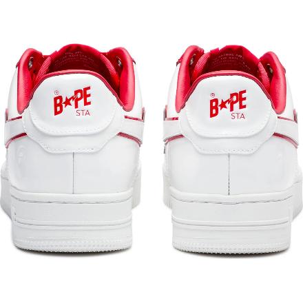 Bape STA "White Red"